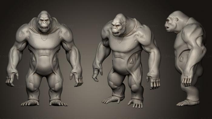 Figurines heroes, monsters and demons (Proof of concept, STKM_0503) 3D models for cnc